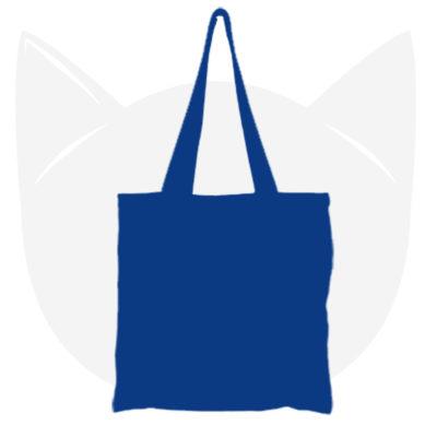 A4 Colored Canvas Tote Bag (10oz) 2021 royal