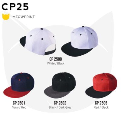 CP25 6-panel Snapback Cap 2021 catalogue