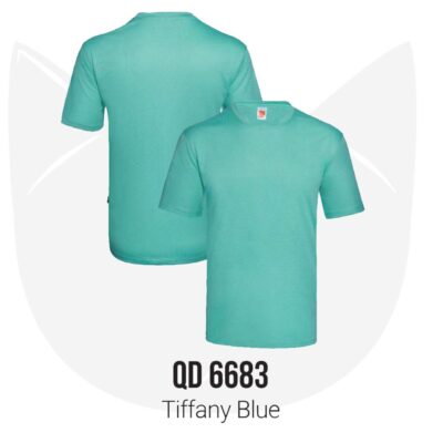 QD66 Dri-Fit Round Neck T-Shirts (Anti-Microbial) tiffany
