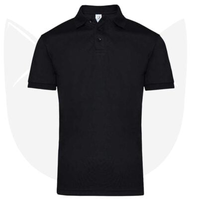 UH27 Double Pique Plain Polo T-Shirt 2021 black
