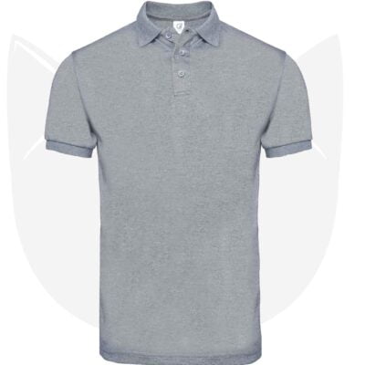 UH27 Double Pique Plain Polo T-Shirt 2021 dark grey