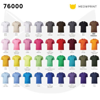 Gildan Premium Cotton Adult T-Shirts (76000) 24-25 catalogue new