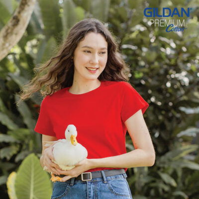 Gildan Premium Cotton Adult T-Shirts (76000L) 24-25 model 2