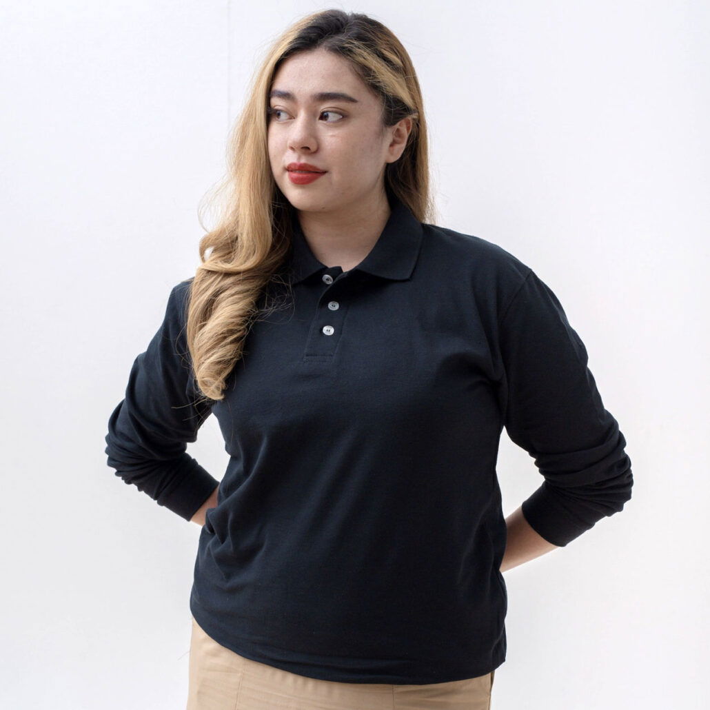 NHB2440 Soft Touch Long Sleeve Polo T-Shirts 24-25 model 3