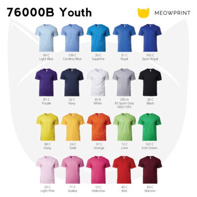 Gildan Premium Cotton Youth T-Shirts (76000B) 24-25 catalogue