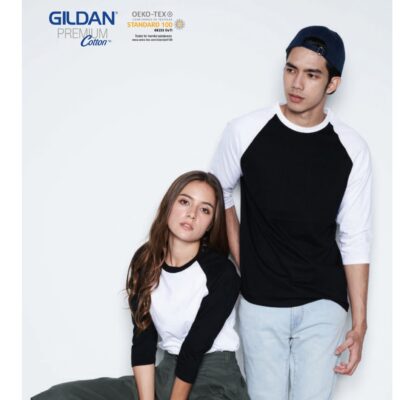Gildan 3-4 Raglan-Sleeves T-Shirts (76700) 22-23 model 1