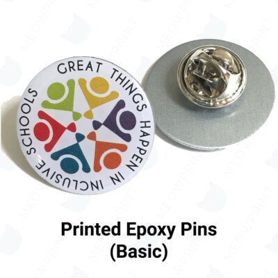 basic printed epoxy pins model 1