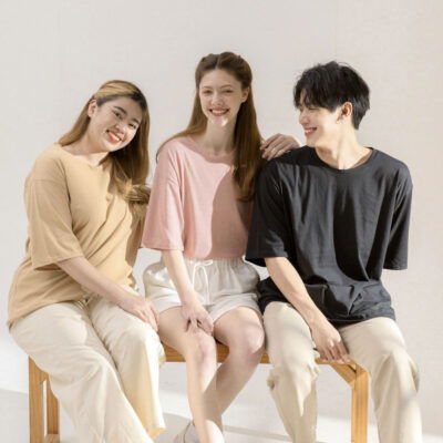 Dynamite Oversized Crew Neck T-Shirt (NHO1100) 24-25 model 5