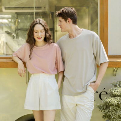 Dynamite Oversized Crew Neck T-Shirt (NHO1100) 24-25 model 7