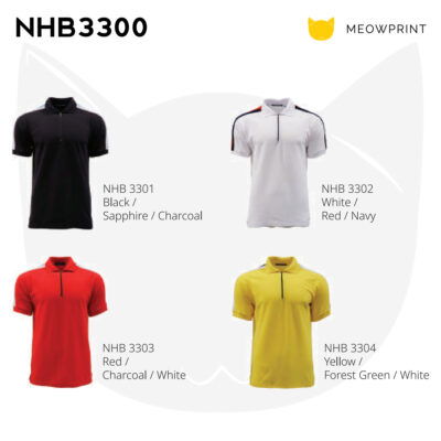 NHB3300 Collins Polo T-Shirt 24-25 catalogue