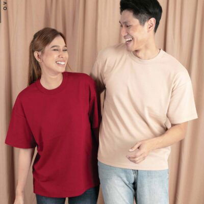 Basic Oversized Crew Neck T-Shirt OT01 24-25 model 1