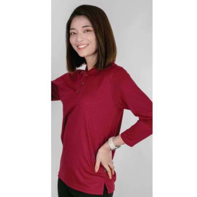 Basic Dri-Fit Long-Sleeves Polo T-Shirts QD67 24-25 model 2