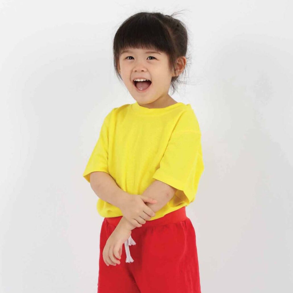 Kids Basic Dri-Fit Round Neck T-Shirts QD68 24-25 model 1