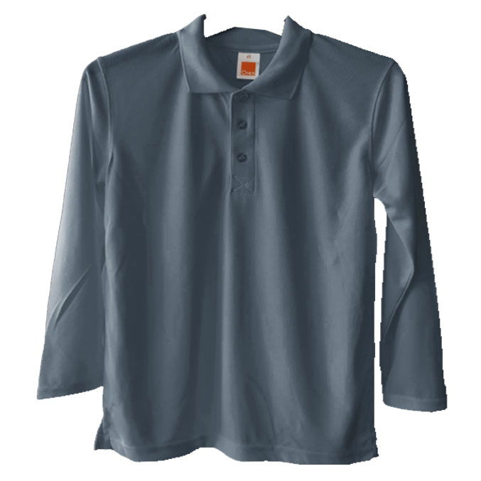 Basic Dri-Fit Long-Sleeves Polo T-Shirts QD67 THUMBNAIL 22-23