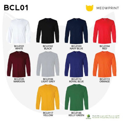 BCL01 BEAM Cotton Long-Sleeves T-Shirts 23-24 CATALOGUE
