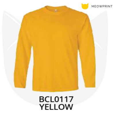 BCL01 BEAM Cotton Long-Sleeves T-Shirts 23-24 YELLOW