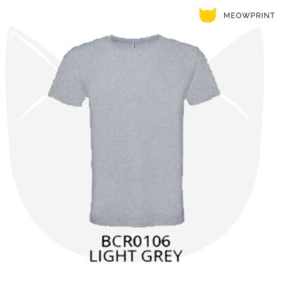 BCK01 BEAM Kids Cotton Round Neck T-Shirts (160gsm) 22-23 LIGHTGREY