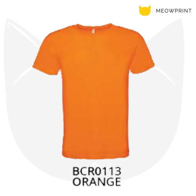 BCK01 BEAM Kids Cotton Round Neck T-Shirts (160gsm) 22-23 ORANGE