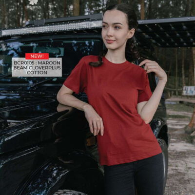 BCR01 BEAM Cotton Round Neck T-Shirts (160gsm) 22-23 MODEL1