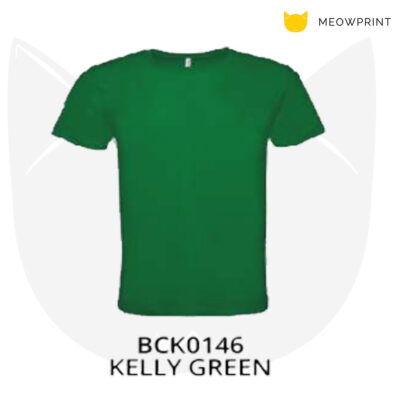 BCK01 BEAM Kids Cotton Round Neck T-Shirts (160gsm) 22-23 KELLYGREEN
