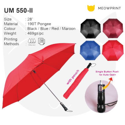 28 Foldable Auto Umbrella UM550-II 23-24 CATALOGUE