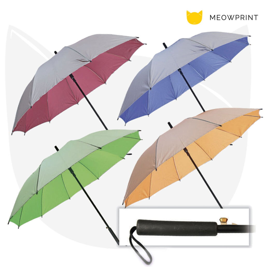 30 Silver-Coated Umbrella AD046 (Straight-Handle) 23-24 IMAGE