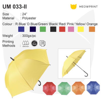 24 Umbrella UM033-II (J-Handle) 23-24 CATALOGUE