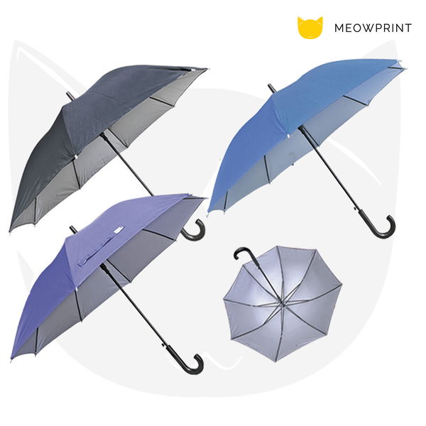 24 Silver-Coated Umbrella UM3561 (J-Handle) 23-24 IMAGE
