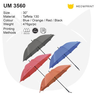 30 Umbrella UM 3560 (Straight-Handle) 23-24 CATALOGUE