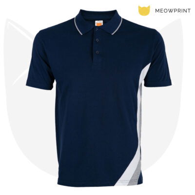 HC27 Multi-Tone Cotton Polo T-Shirts 23-24 thumbnail front