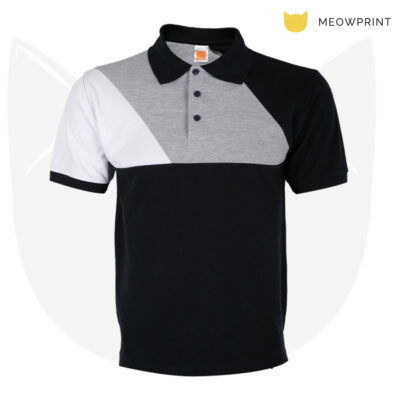 HC28 Multi-Tone Cotton Polo T-Shirts 23-24 thumbnail front