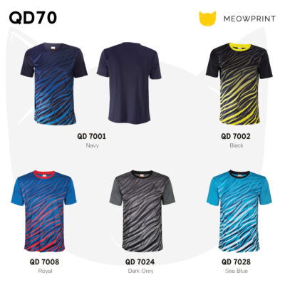 QD70 Multi-tone Dri-Fit T-Shirts 23-24 catalogue