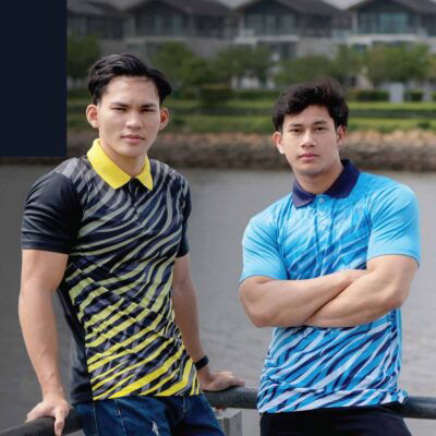 QD71 Multi-Tone Dri-Fit Polo T-Shirts 24-25 model 1