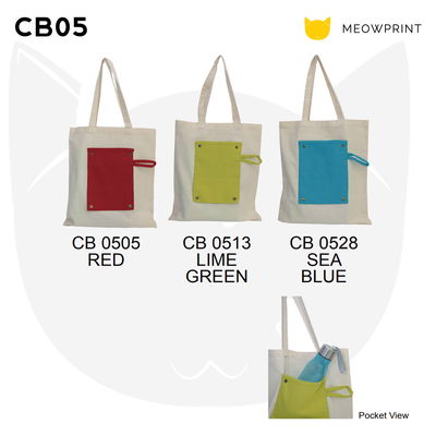 CB05 Multi-Tone Foldable Canvas Bag 23-24 catalogue