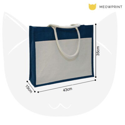 JB03 Laminated Jute Bag 23-24 size