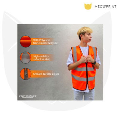 CRSV1100 Basic High Reflective Safety Vest 23-24 view