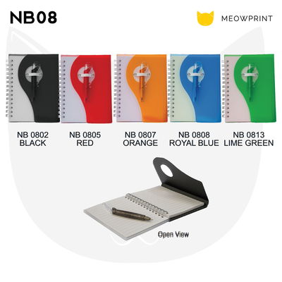 NB08 Plastic Cover Notepad with Pen 23-24 catalogue
