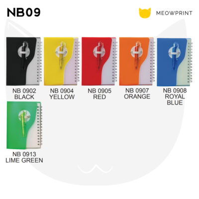 NB09 Plastic Cover Notepad with Pen 23-24 catalogue