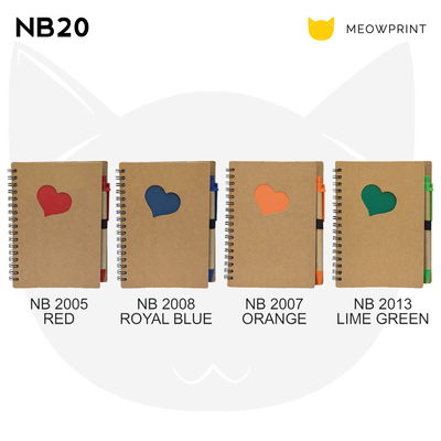 NB20 Eco-Friendly Notepad with Pen 23-24 catalogue - customised notepads with logo