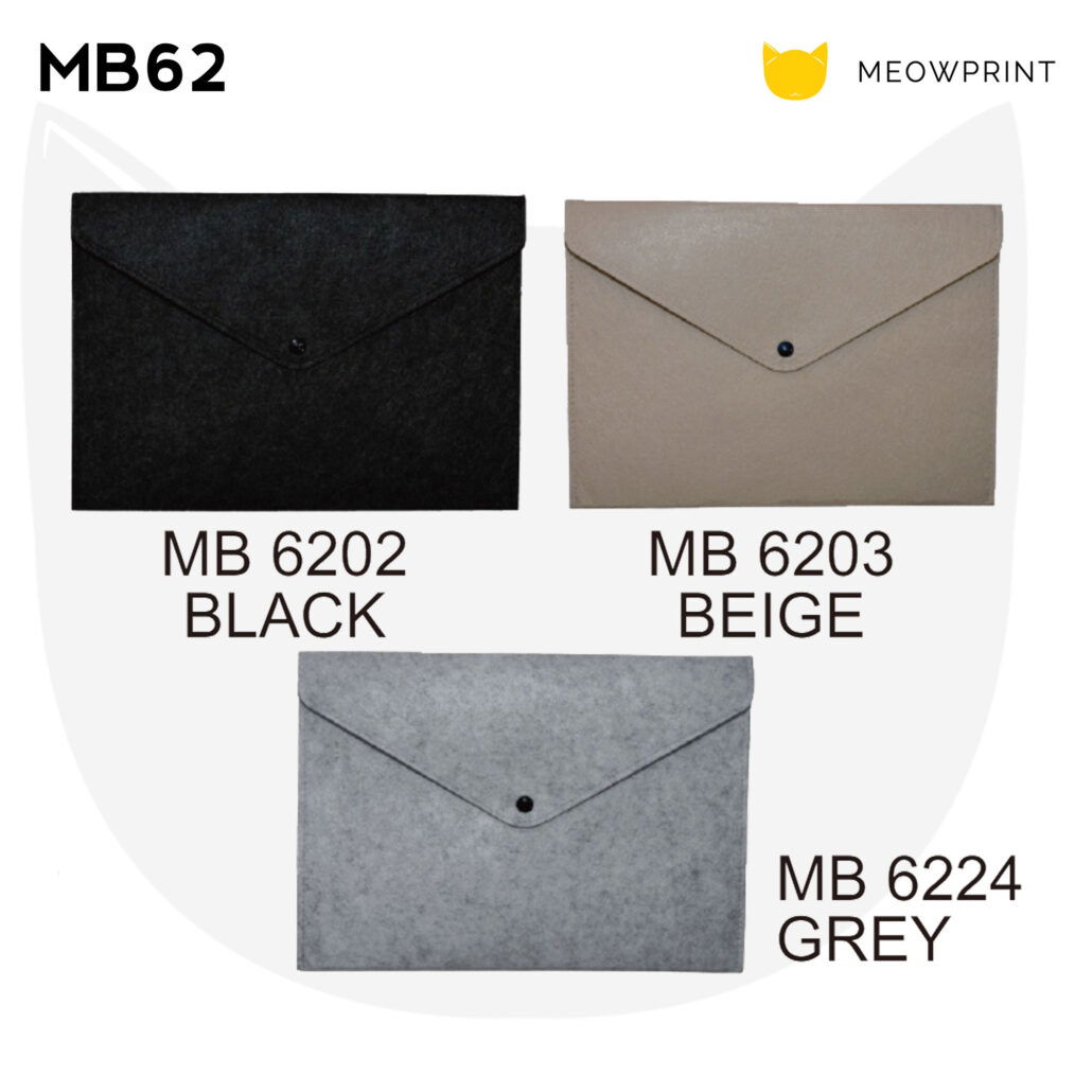 MB62 Multi-Purpose Felt Document Pouch 24-25 catalogue