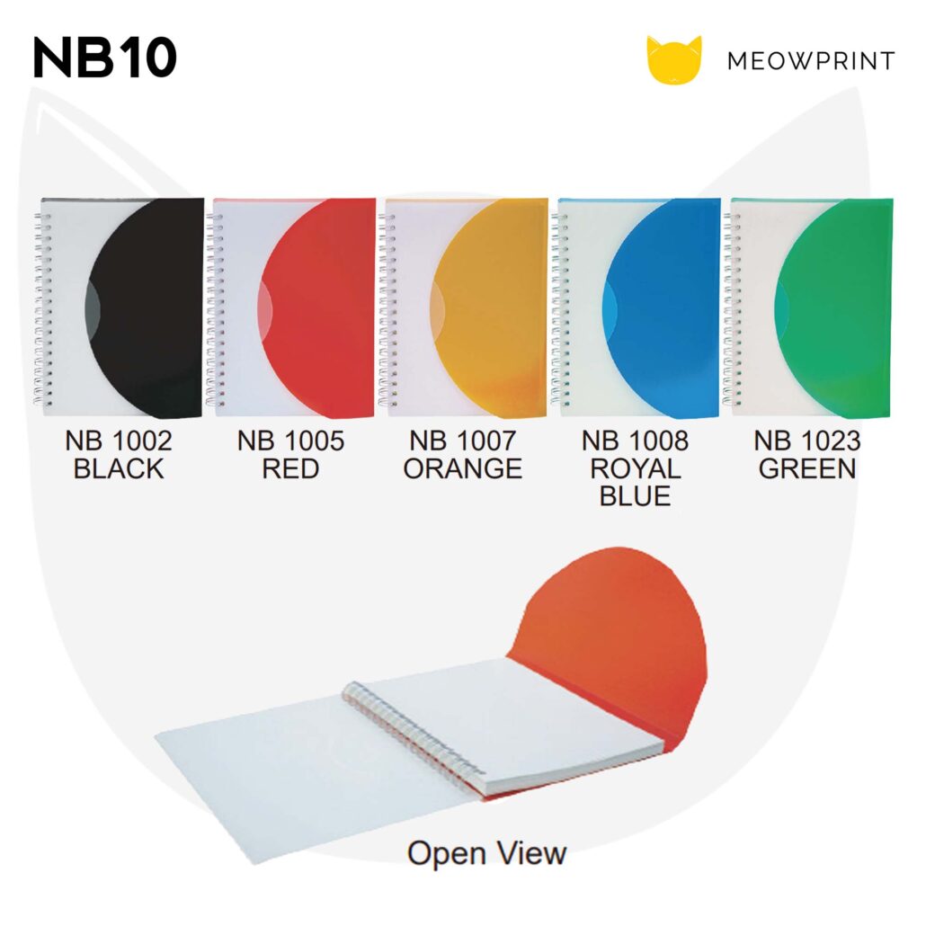 NB10 PP Plastic Cover Notepad 23-24 catalogue