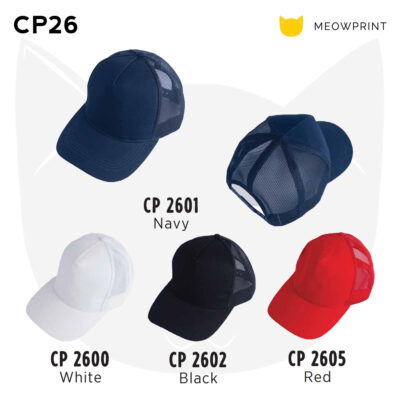 CP26 5-panel Cotton w Mesh Trucker Cap 24-25 catalogue