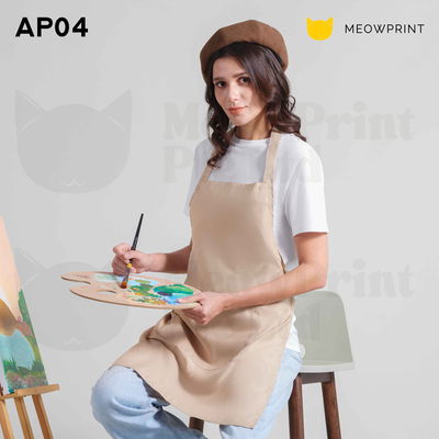 AP04 Polyester Apron w 2 Pockets 25-26 MODEL 1