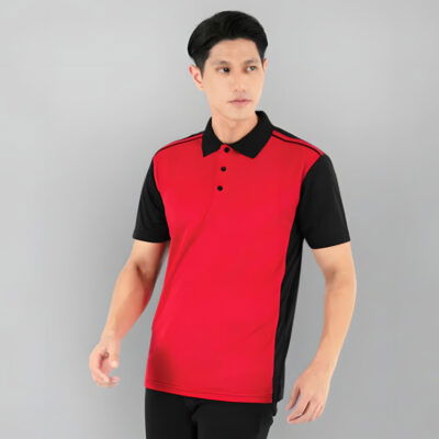 QD80 Multi-Tone Dri-Fit Polo T-Shirts (Mini Eyelet) 24-25 model 1