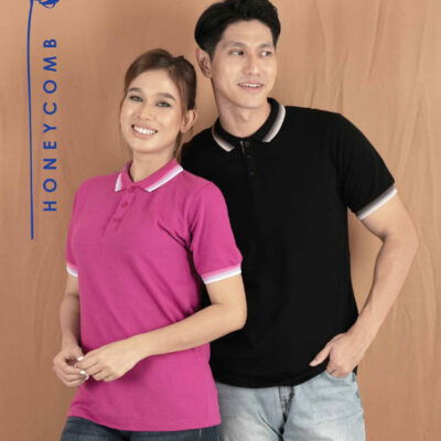 HC12 Multi-Tone Cotton Polo T-Shirts 24-25 model 1