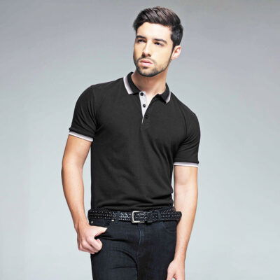 HC12 Multi-Tone Cotton Polo T-Shirts 24-25 model 2