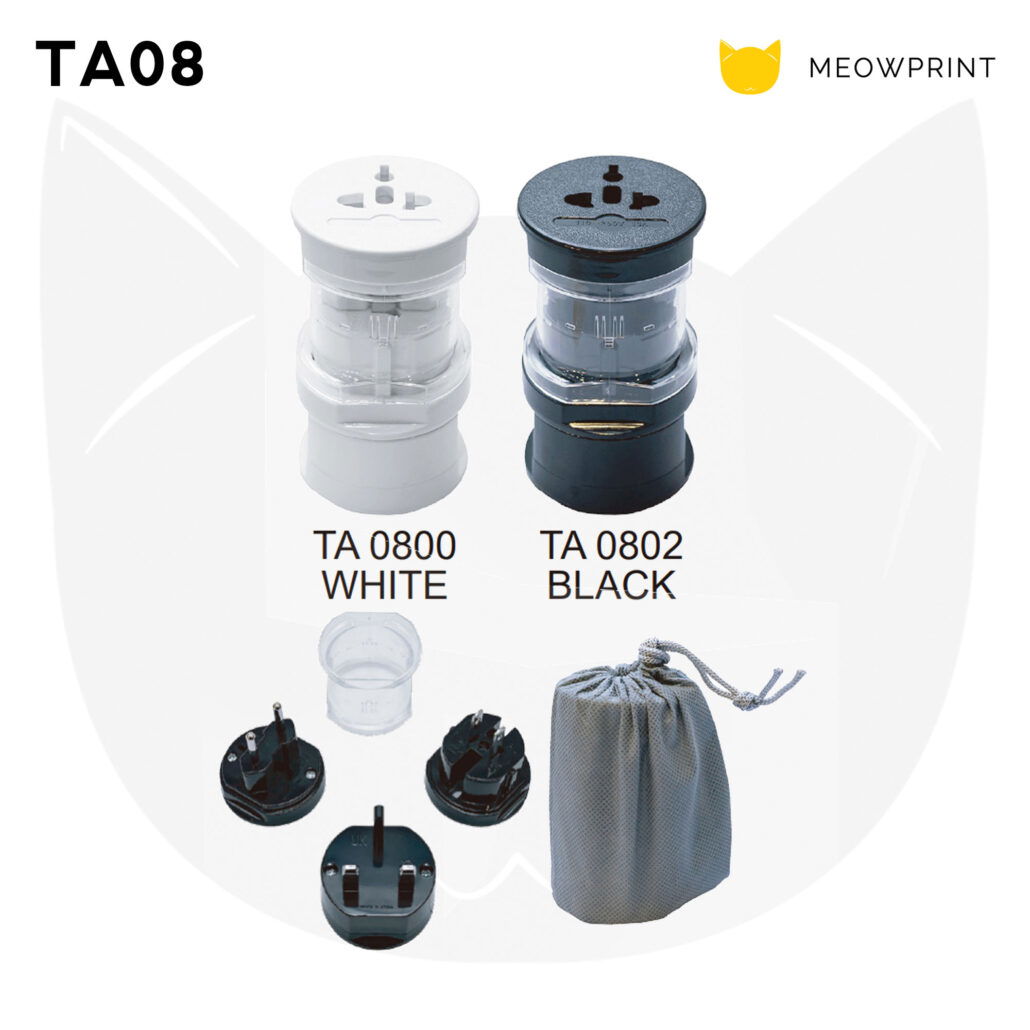 TA08 Travel Adapter with Non-Woven Bag 24-25 catalogue