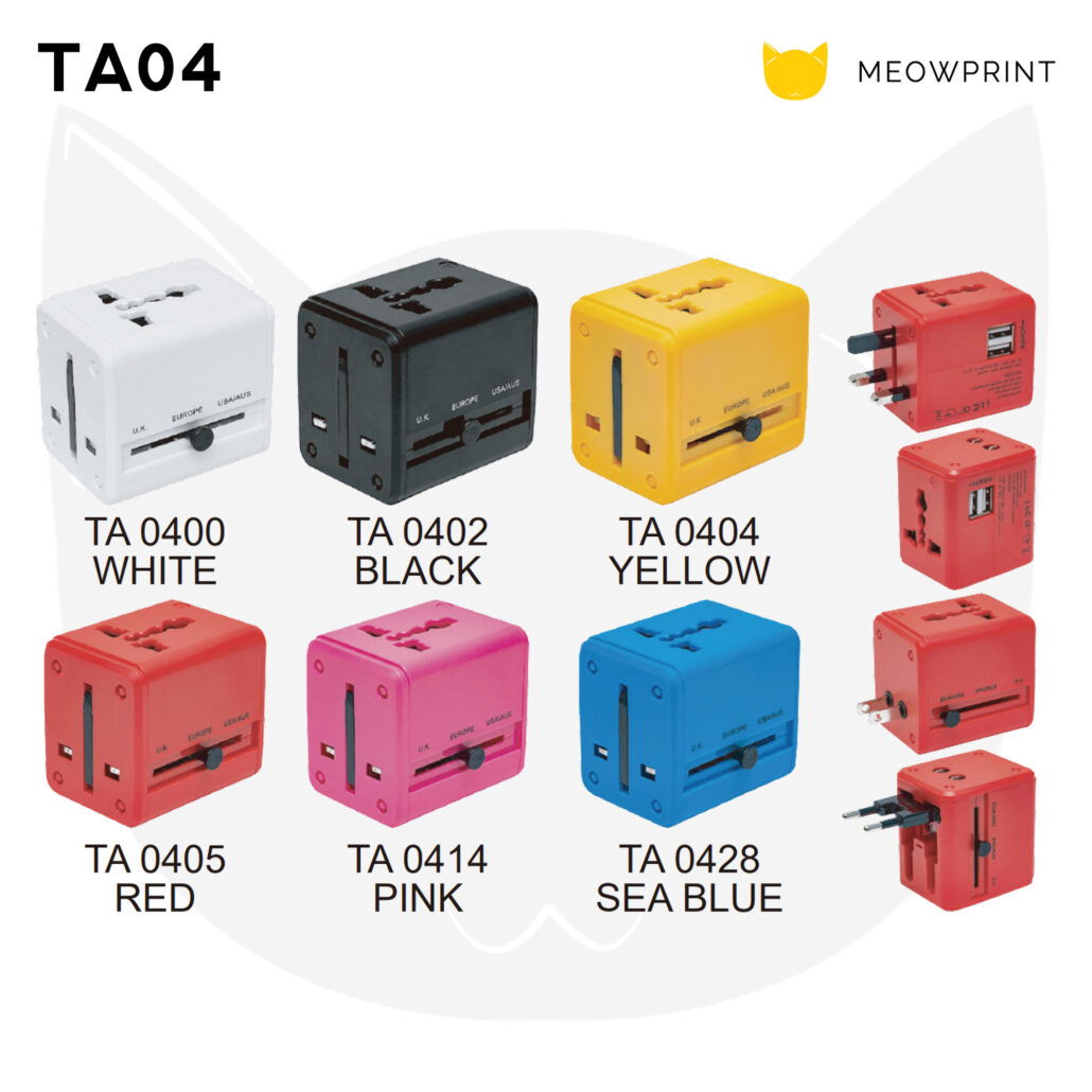 TA04 Universal Travel Adaptor 24-25 catalogue