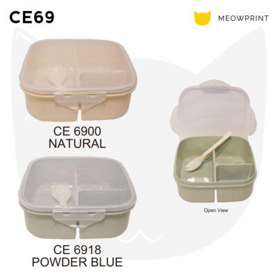 CE69 Plastic Lunch Box (3-Compartments) 24-25 catalogue