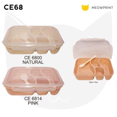CE68 Plastic Lunch Box (4-Compartments) 24-25 catalogue